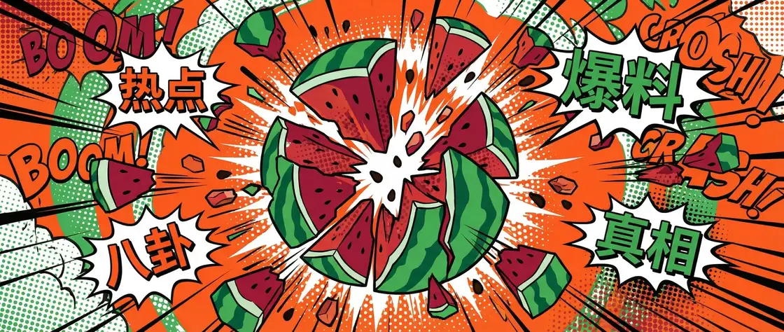 被草的流水 今日头瓜爆炸漫画横幅